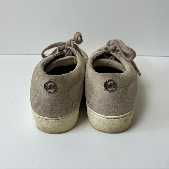 Michael Kors Leather Lace Up Sneakers 8.5 - Picture 4 of 12